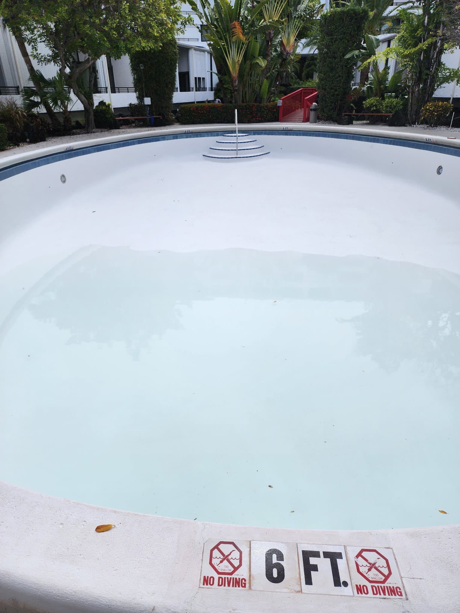 Fibre Tech pool resurfacing job 16 — completed fiberglass pool refinishing project