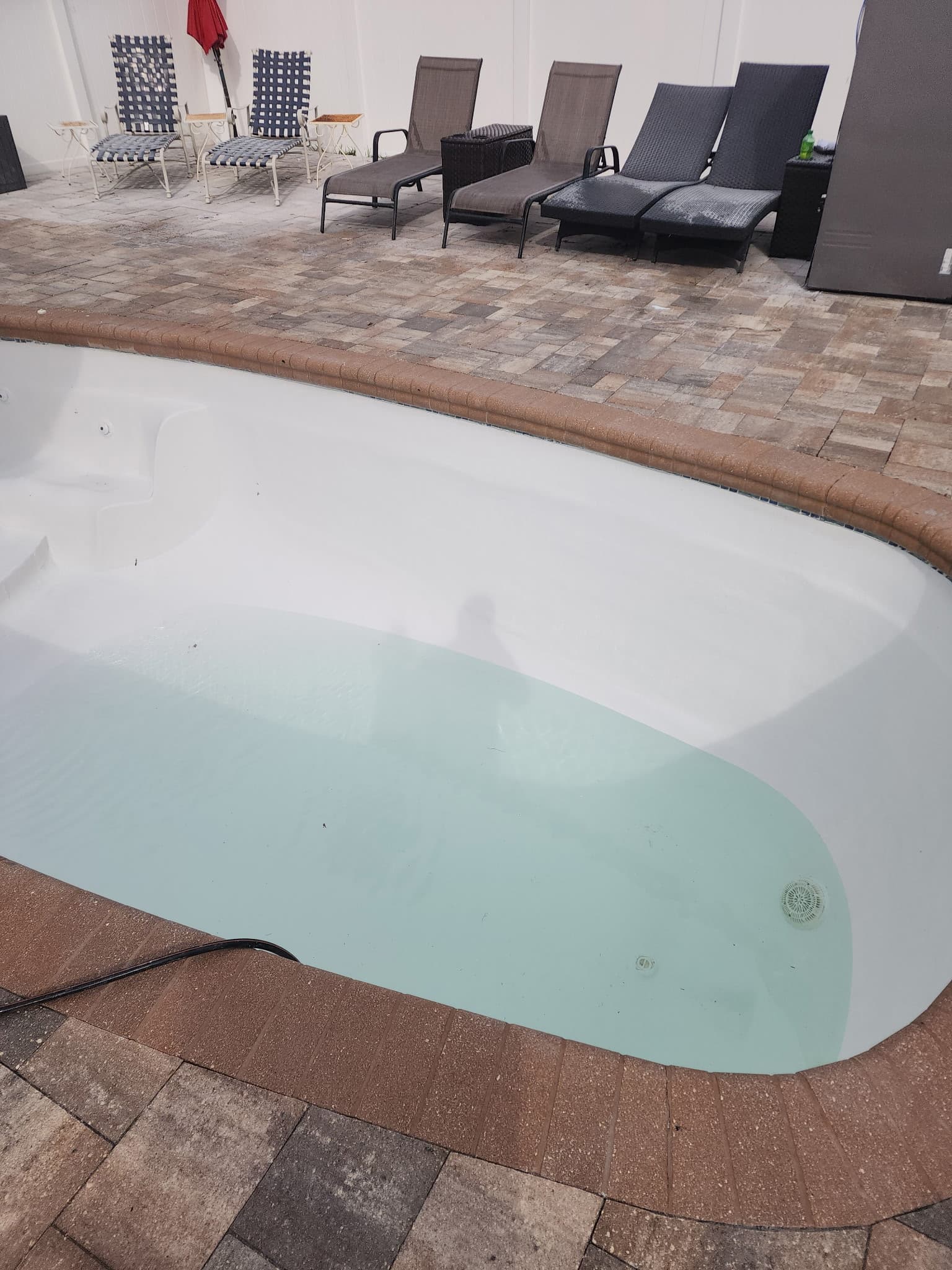 Fibre Tech pool resurfacing job 30 — completed fiberglass pool refinishing project