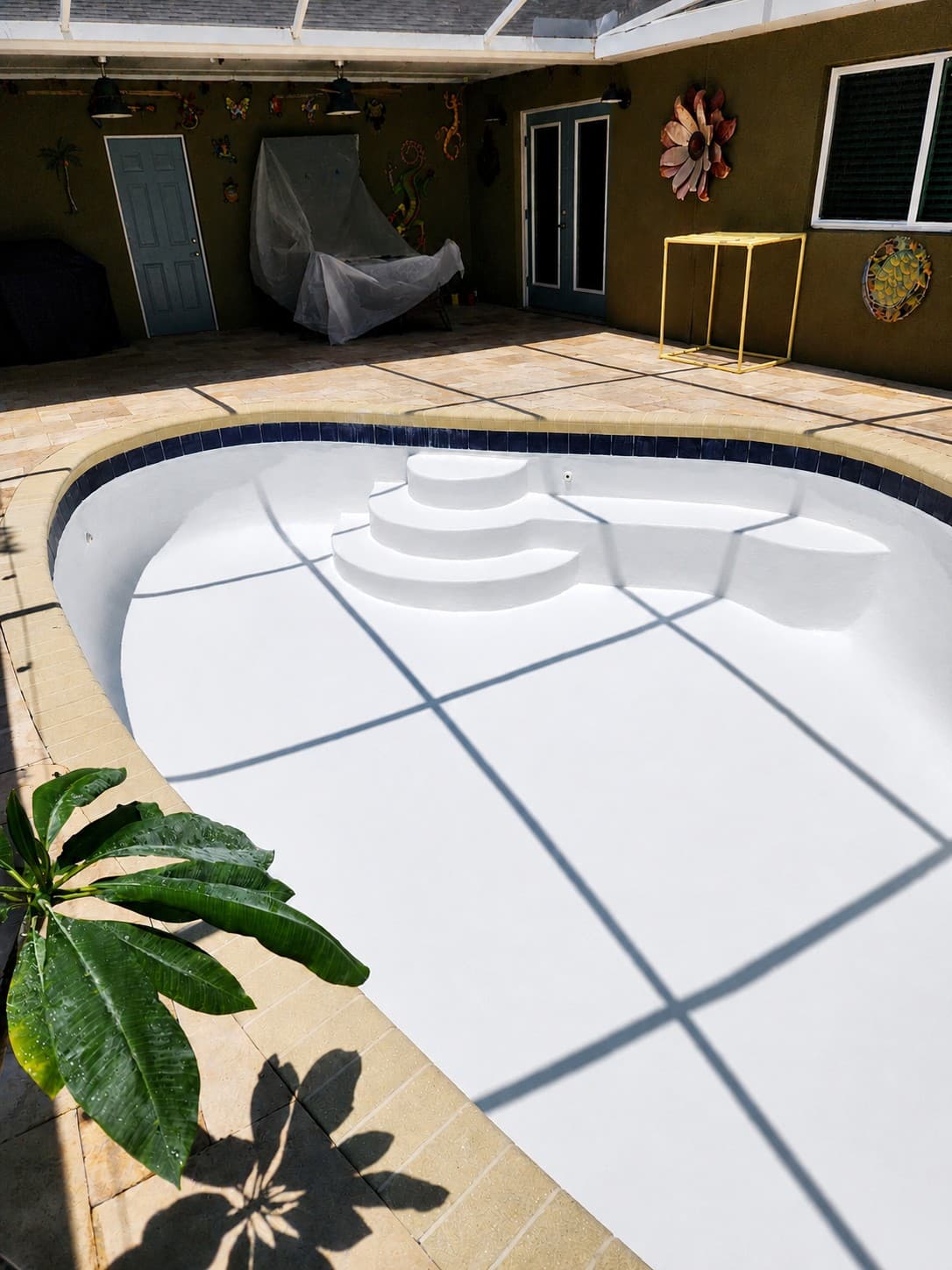 Fibre Tech pool resurfacing job 34 — completed fiberglass pool refinishing project