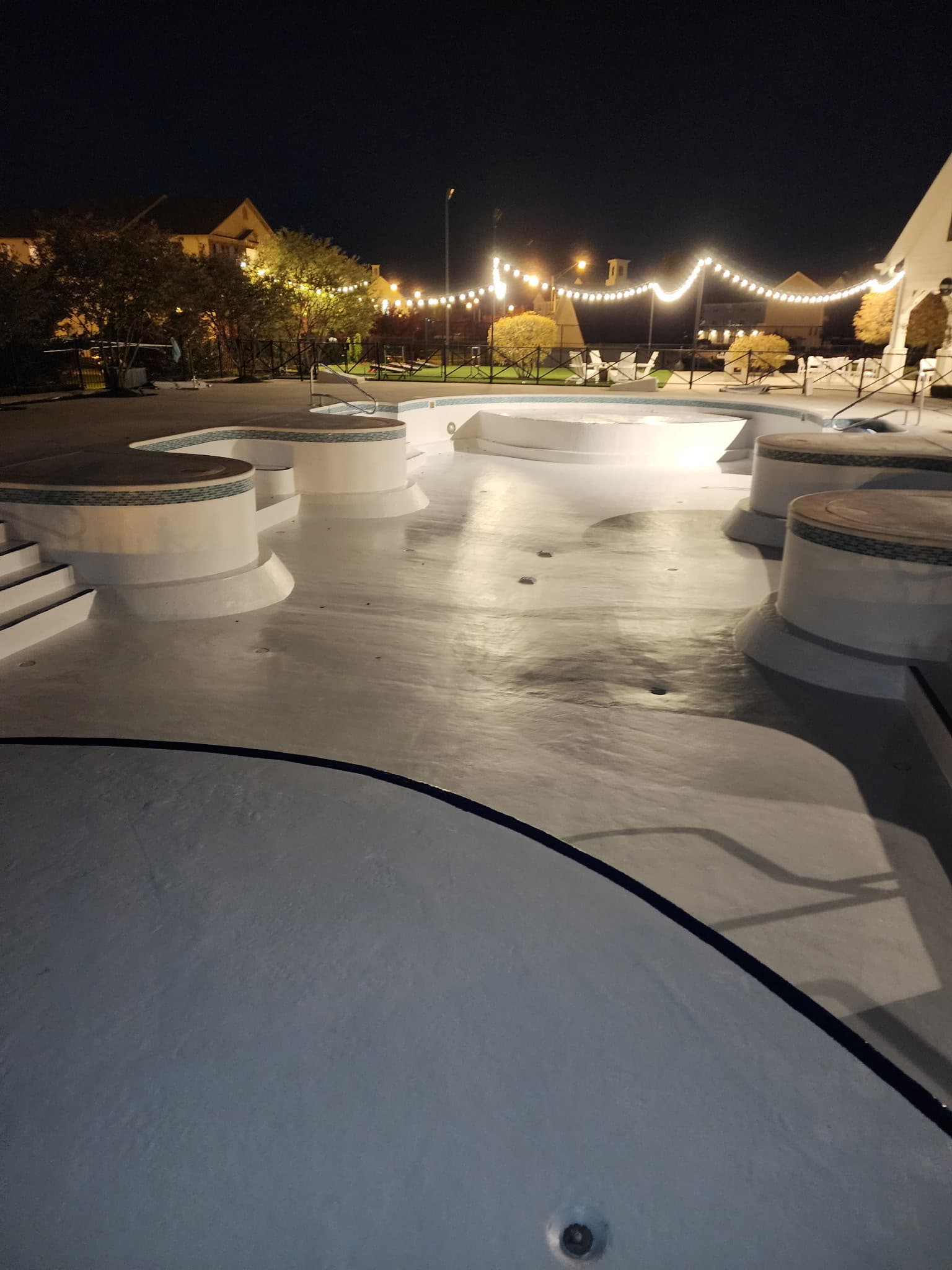 Fibre Tech pool resurfacing job 6 — completed fiberglass pool refinishing project